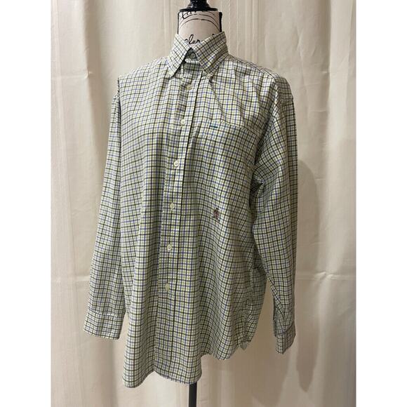 Y2K TOMMY HILFIGER BUTTON DOWN SHIRT LYON CREST EMBROIDERED Sz S ICONIC - Picture 9 of 14